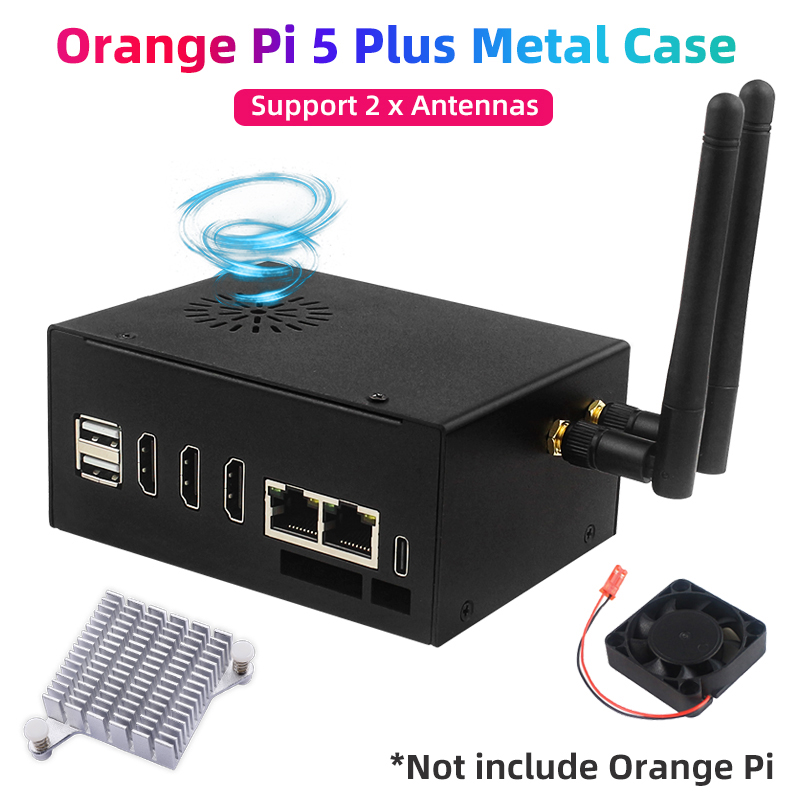 Orange Pi 5 Plus 16Gb - Оранжевый Pi 5 Plus, металлическая зеркальная