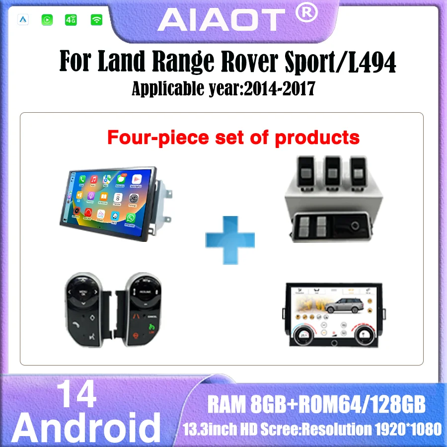 Khadas Vim4 8Gb - 13,3-дюймовый мультимедийный плеер Android 14 с