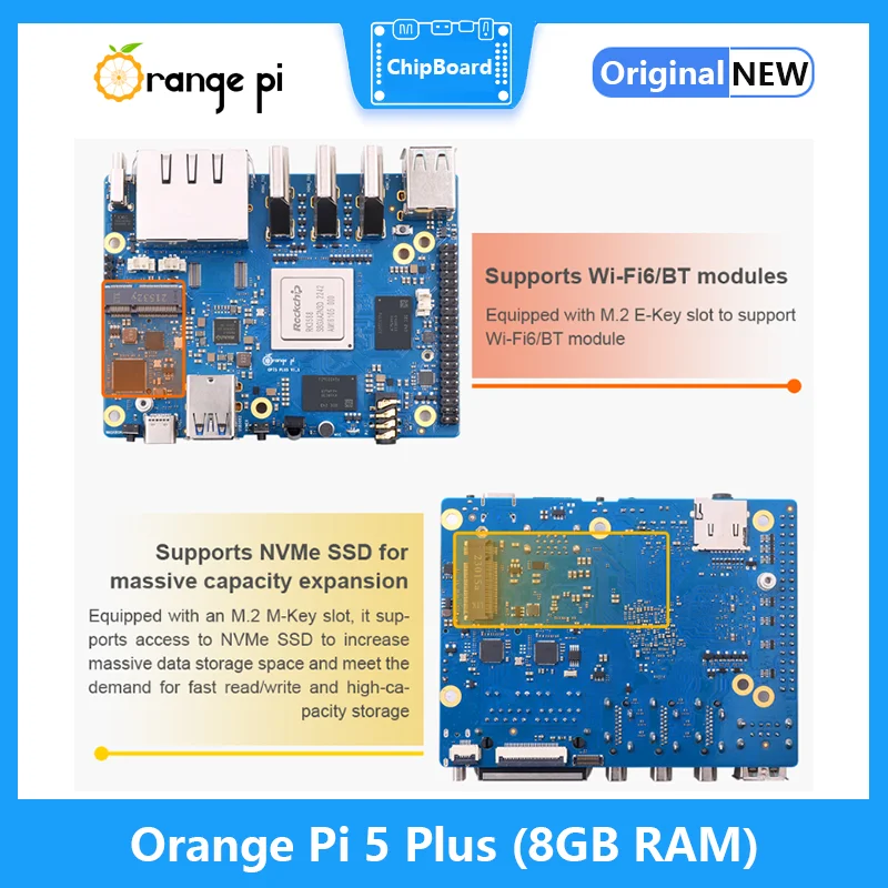 Orange Pi 5 Plus 8 ГБ ОЗУ RK35 – обзор и цена Orange Pi 5 Plus 16Gb