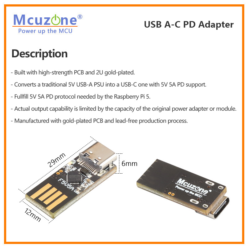 Адаптер Raspberry Pi5 USB A-C  – обзор и цена Banana Pi Bpi-M5