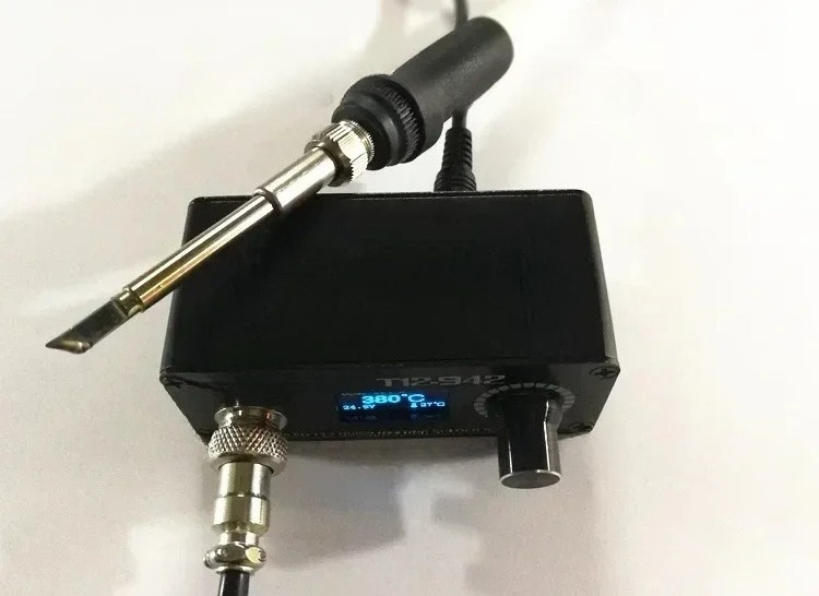 Цифровая паяльная станция MINI – обзор и цена Soldering Station T12 Oled
