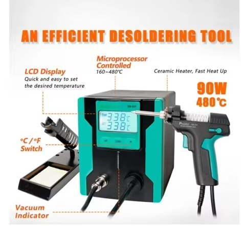 Цифровой электрический паяльны – обзор и цена Desoldering Gun Vacuum Electric